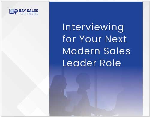 Cover of 'Interviewing for Your Next Modern Sales Leader Role'